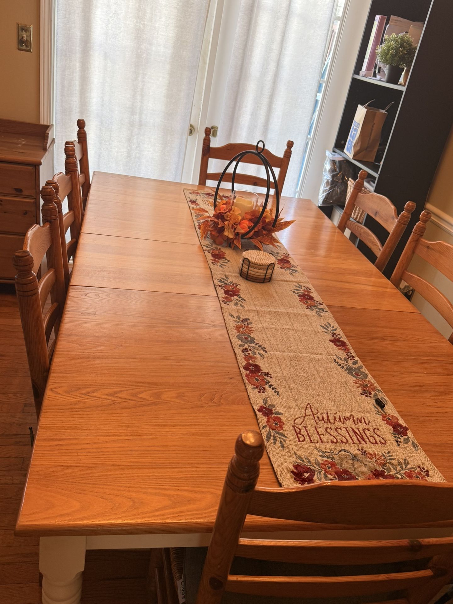 Dining Room Set & Hutch And End Tables