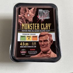 4.5 Pounds Monster Clay Medium Premium Grade Elastic Clay