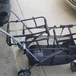 Double stroller. 