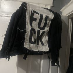 F.U.C.K JEAN JACKET 