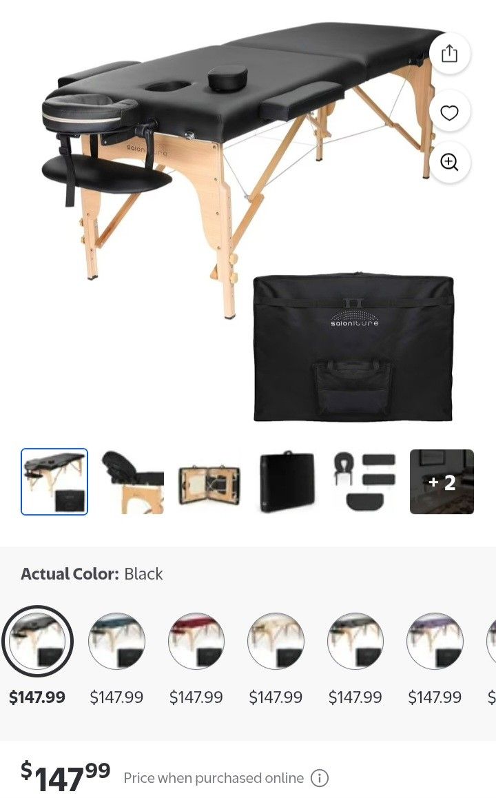 ***look****Salonitre Massage Table