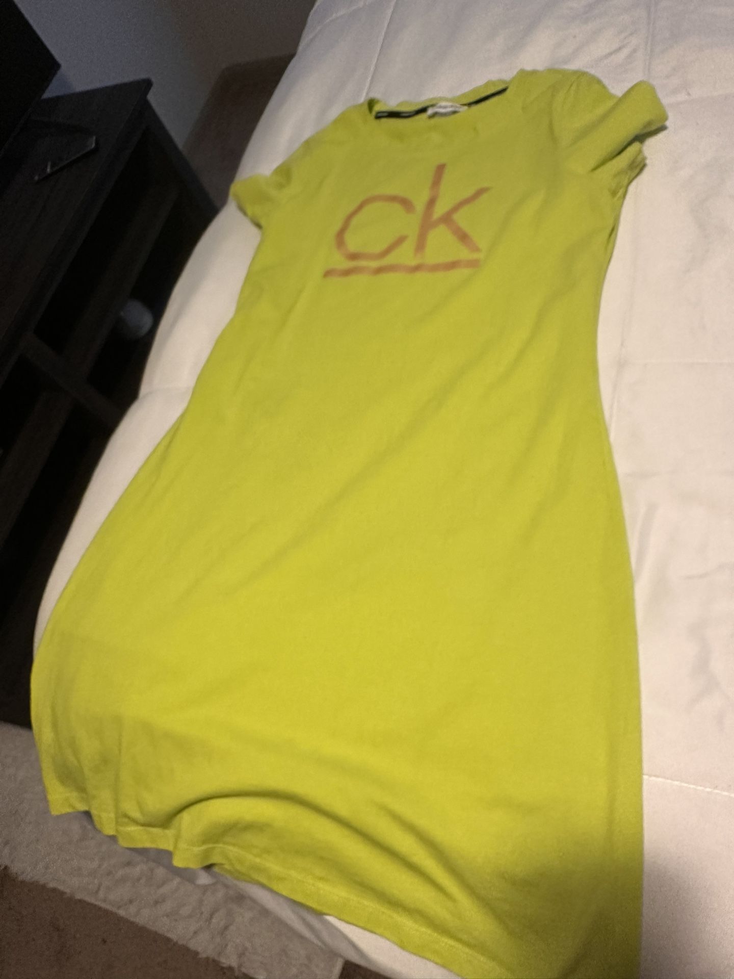 Calvin Klein shirt dress size medium