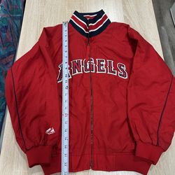 Majestic MLB Anaheim Angels Authentic Jacket Size M Style: YJ601.