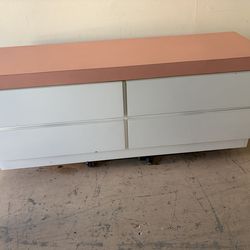 Pink dresser