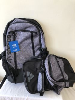 Adidas Backpack and Duffle Bag Pair