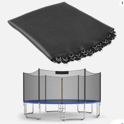 Machrus Upper Bounce Replacement Jumping Mat, Fits 8 ft Round Trampoline Frame with 42 V-Hooks, using 5.5" springs- Mat Only