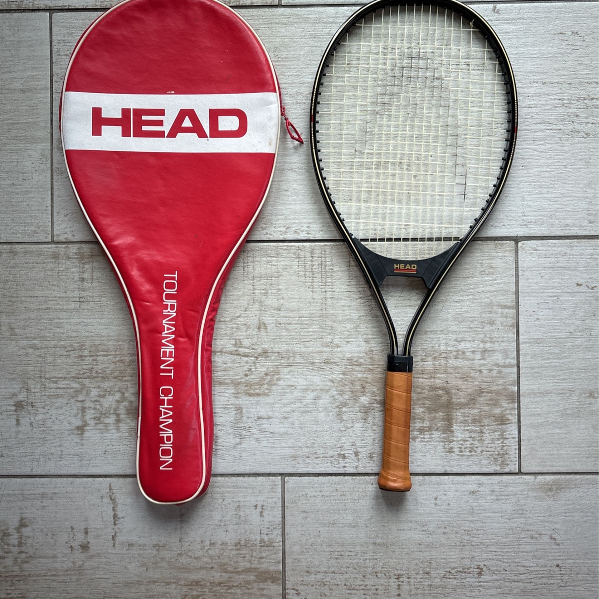 Head Tournament Champion tennis racket and case