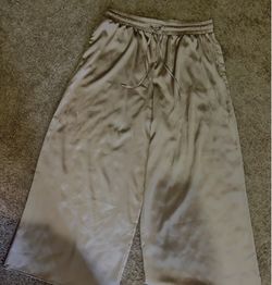 ✨ Plus Size Forever 21+ Champagne Satin Wide-Leg Pants ✨