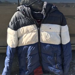 Tommy Hilfiger Zip Up Puffer