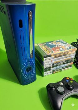 Complete Xbox 360 console bundle.