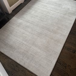 Gray Textured Area Rug 4’9”x7’6”