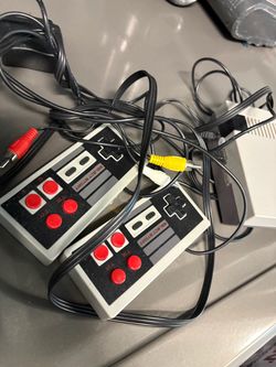Mini Retro Game Console with Two Controllers