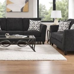 BRAND NEW MODERN 2-PIECE LIVING ROOM SET (LOVESEAT AND SOFA) $899!