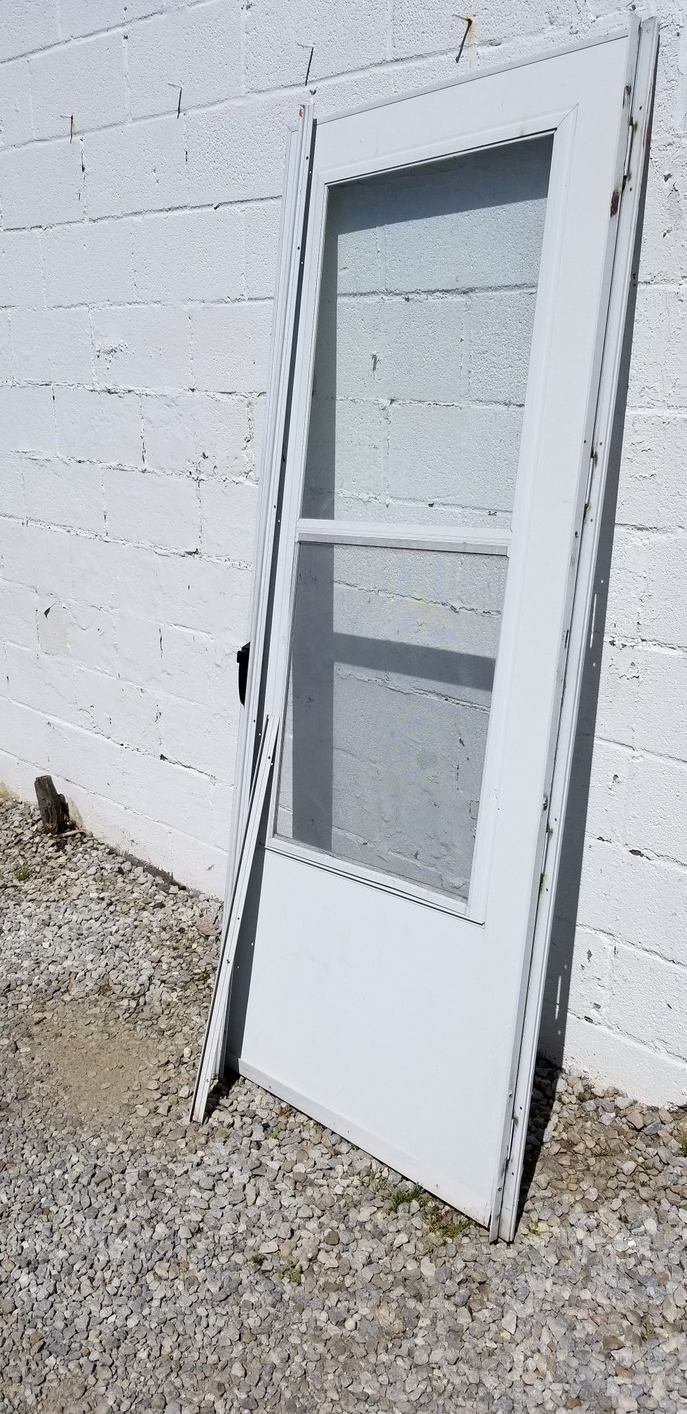 WHITE SCREEN DOOR 32X80