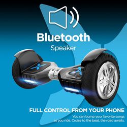 Hover-1 Ranger Pro Elecric Hoverboard | 9MPH Top Speed, 8 Mile Range, Bluetooth Speaker & Long Lasting Lithium-Ion Battery, 5 Hr Full Charge