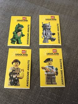 4 LegoLand hopper tickets valid any day expires 01/12/2027