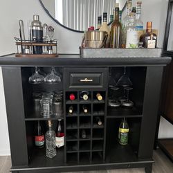 Bar Cart Cabinet