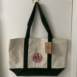 Trader Joes Green Tote Bag 