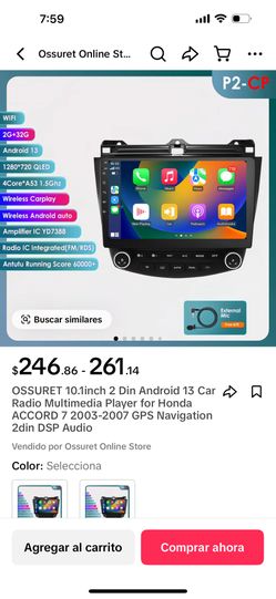 Estéreo Para Honda Accord Del 2003 Al 2007 150$