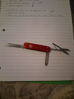 Victorinox money clip red Swiss army knife