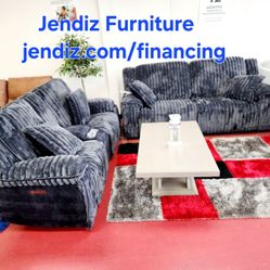 Power Reclining Livingroom Furniture Couches Sofa Only $49 Down No Credit Needed 