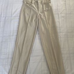 Mens FERNO Off White Snap 32x33 Polyester Pants Western Wear Rodeo