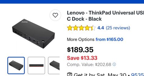 Thinkpad docking station - cable