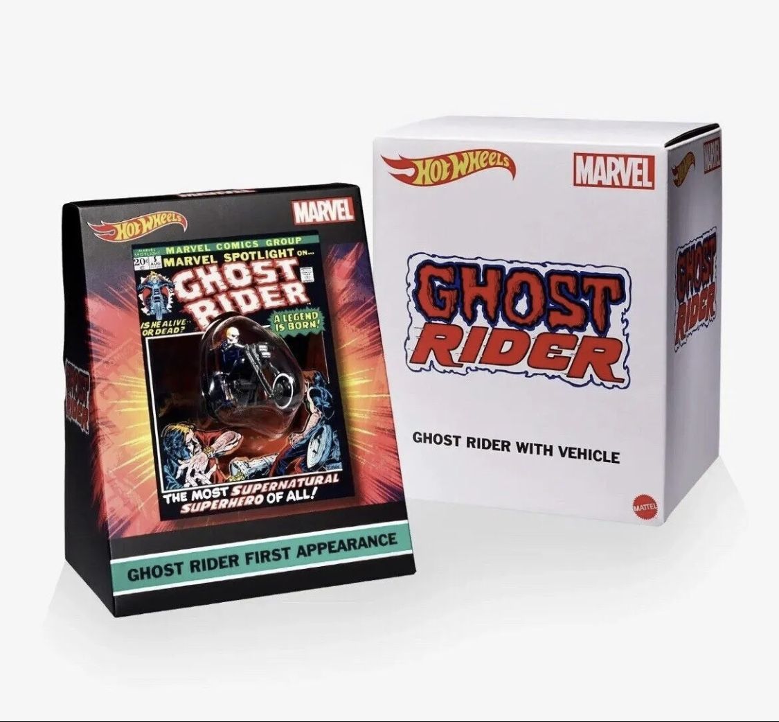 HOT WHEELS RLC COLLECTORS GHOST RIDER MOTORCYCLE MARVEL