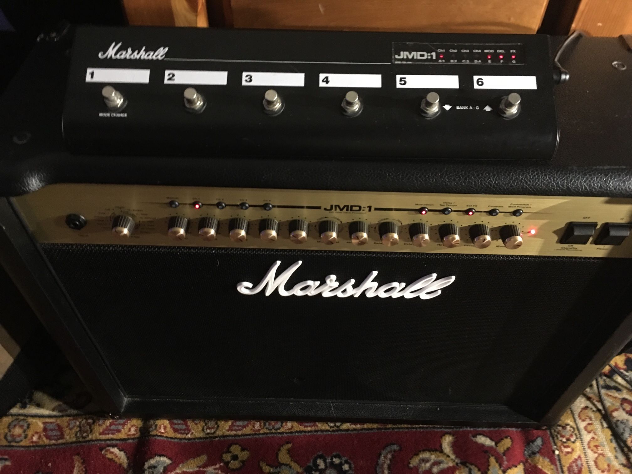 Marshall 100 Watt Tube Guitar Combo Amp 2 12 Inch Celestion Speakers Great Condition