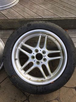 BMW spare rim new with brand new 235/50ZR18 tire
