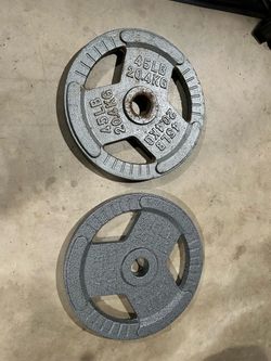 45 LB Olympic Cast Iron Weight Plates – Pair