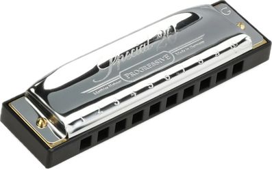 Hohner Progressive Series 560 Special 20 Harmonica - Key of G - Silver