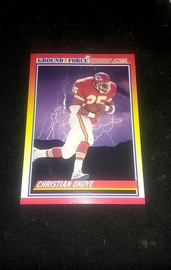 Chiefs football card