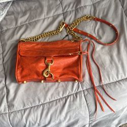 Rebecca Mankoff, Orange And Gold Purse