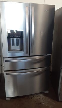 Whirlpool 4-Door Stainless Steel Fridge
