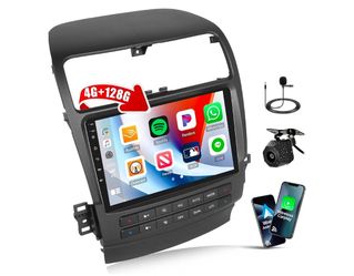 Android 15 Car Stereo for Honda Acura TSX 2003-2008 with Wireless CarPlay Android Auto,9"
