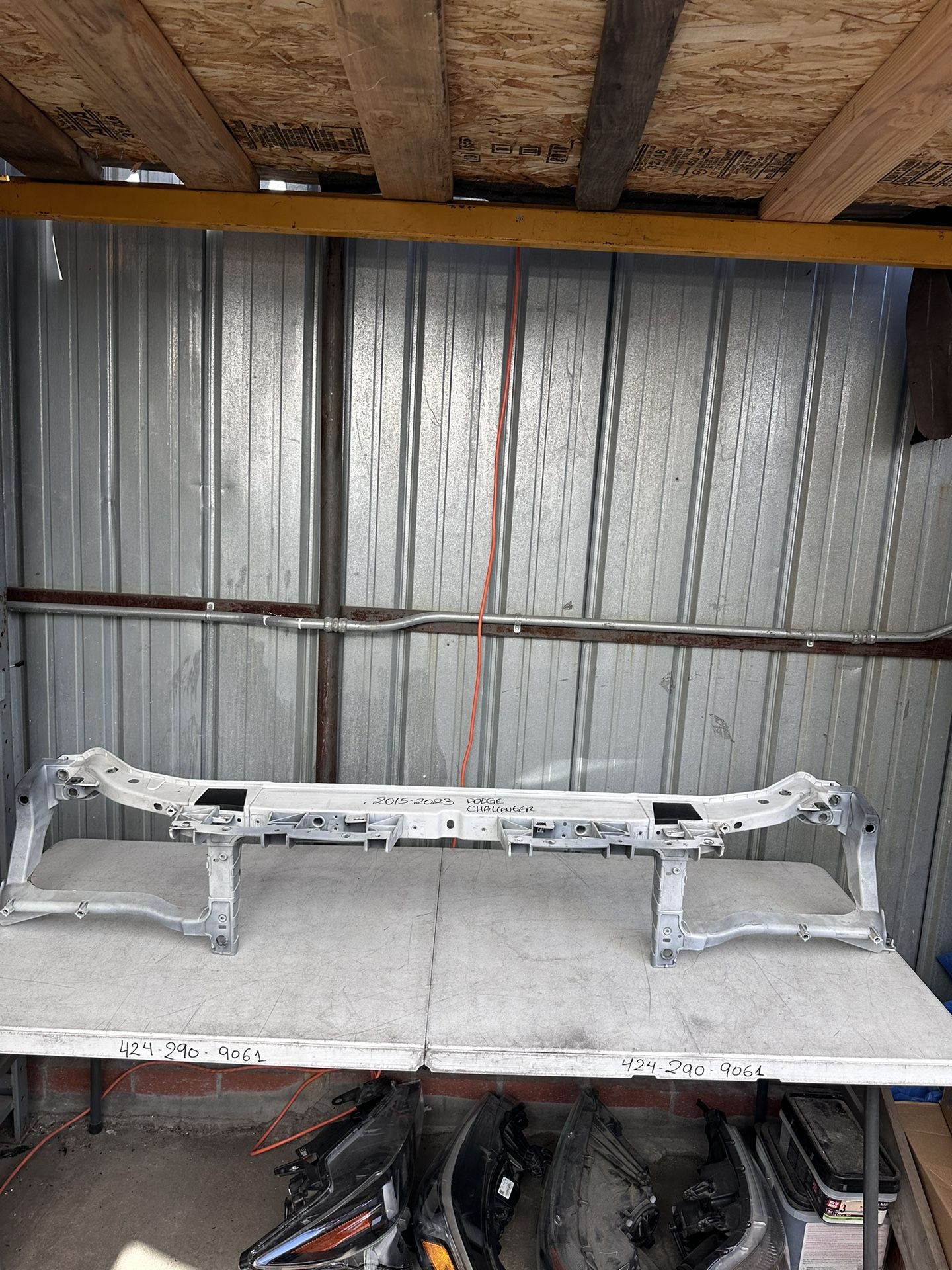 2015 2016 2017 2018 2019 2020 2021 2022 2023 DODGE CHALLENGER RADIATOR SUPPORT OEM USED