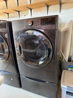 LG Smart Washer & Gas Dryer Set with SideKick Mini Washer
