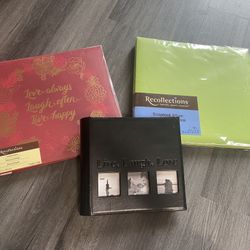 2 NEW scrapbooks and 1 photo album
