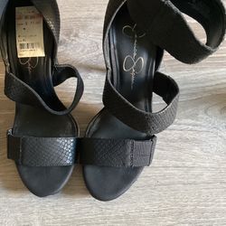 Lightly Used Black Size 8.5 Jessica Simpson Heels/shoes