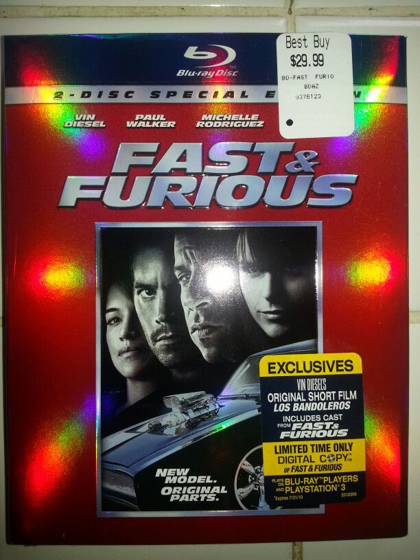 Fast & Furious Blu-Ray/DVD