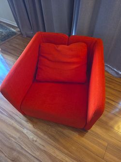 Modern Red Accent Chair – Great Condition – $25