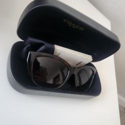 COACH Brand New Sunglasses With Case And Microfiber Cloth