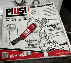 Piusi USA DEF Manual Rotary Hand Pump Kit, 10 GPM