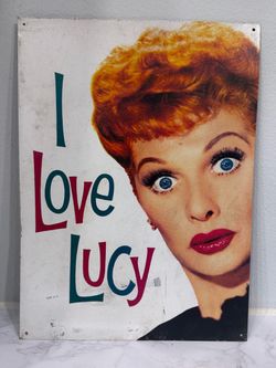 12” x14” Vintage I Love Lucy Tin Sign