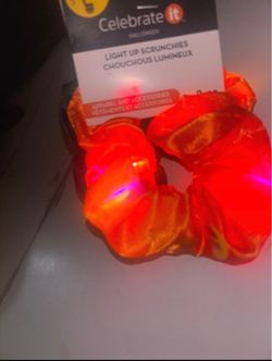 Light up Halloween scrunchie