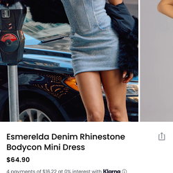 Windsor Denim Diamond Dress