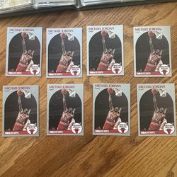 8 Michael Jordan NBA Basketball Trading Cards