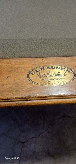 OLHAUSEN BILLIARDS TABLE