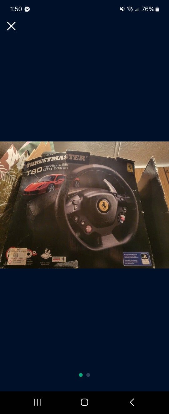 T80 Playstation 4 Thrustmaster Brand New